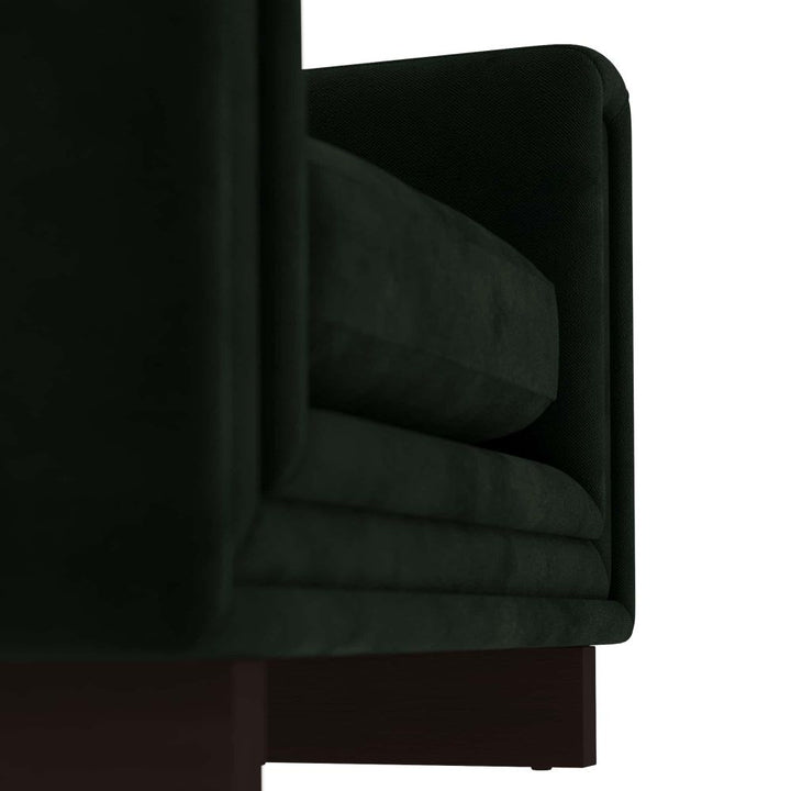 Ravelli Chair Forest Velvet Dark Walnut