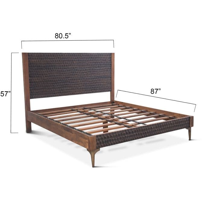 Santa Cruz Two-Toned Bed-Home Trends & Designs-HOMETD-FSC-PBKTT-BedsKing-7-France and Son