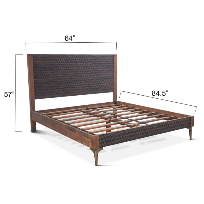 Santa Cruz Two-Toned Bed-Home Trends & Designs-HOMETD-FSC-PBKTT-BedsKing-9-France and Son