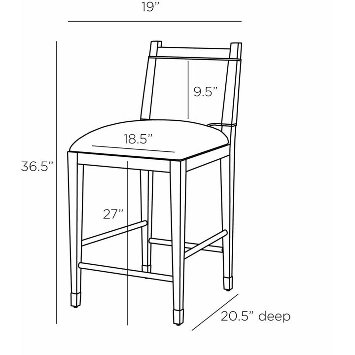 Thistlewood Counter Stool - Black