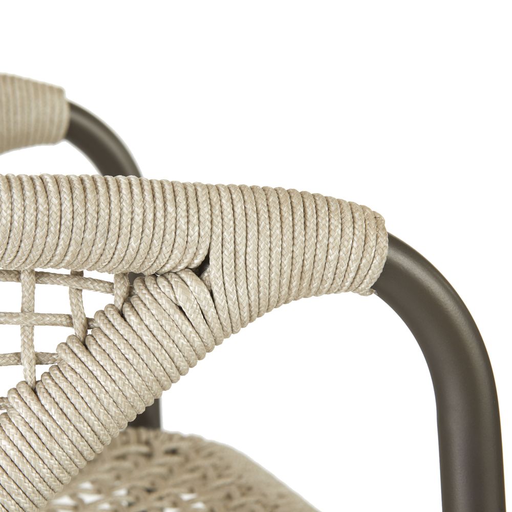 Giovanni Outdoor Bar Stool - Black