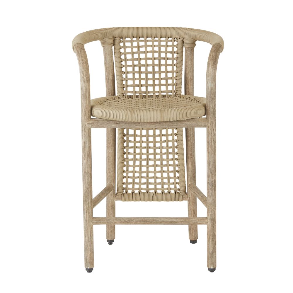 Outdoor Bar & Counter Stools Harlan Outdoor Counter Stool - Brown