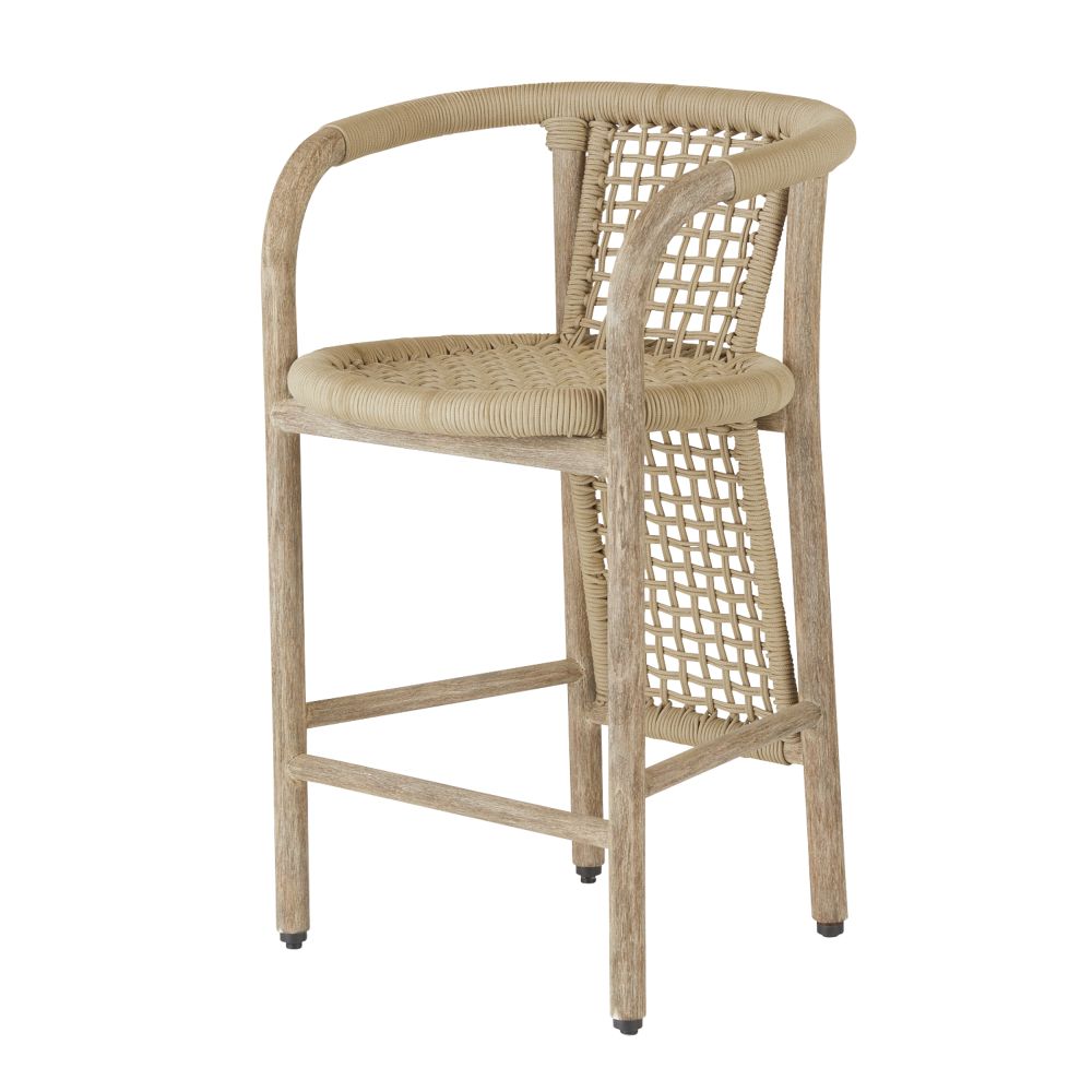 Outdoor Bar & Counter Stools Harlan Outdoor Counter Stool - Brown