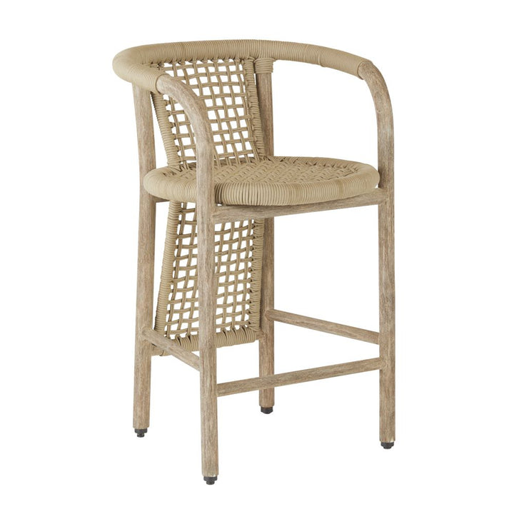 Outdoor Bar & Counter Stools Harlan Outdoor Counter Stool - Brown