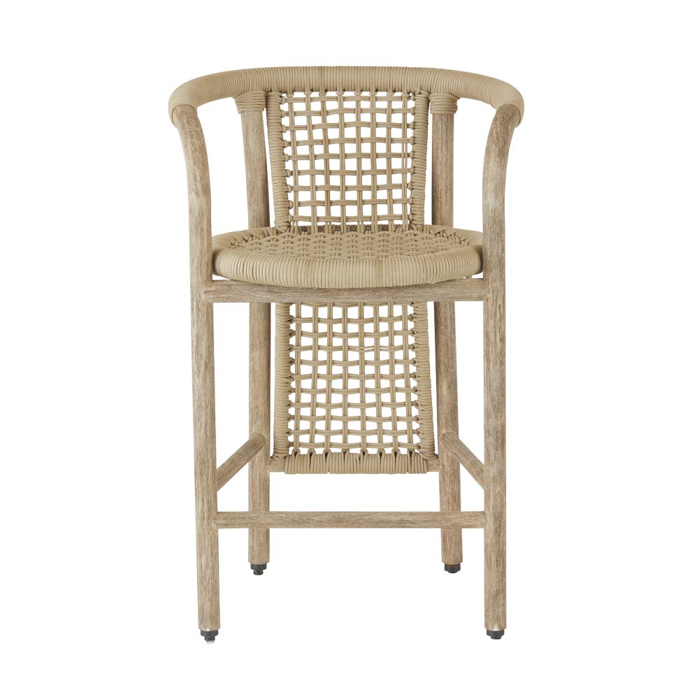 Outdoor Bar Stools Harlan Outdoor Bar Stool - Brown
