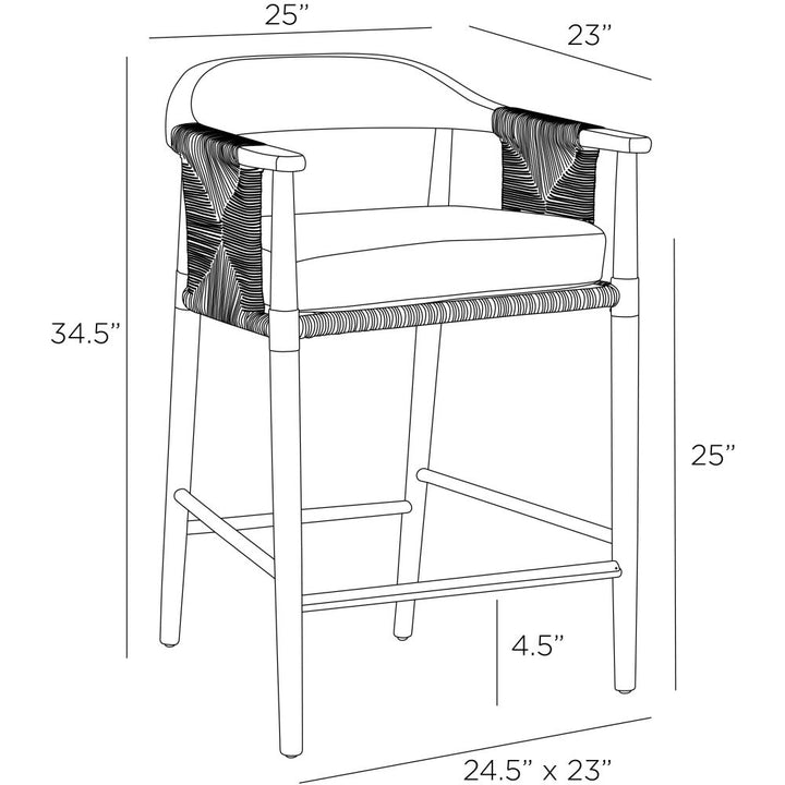 Fernlake Outdoor Counter Stool