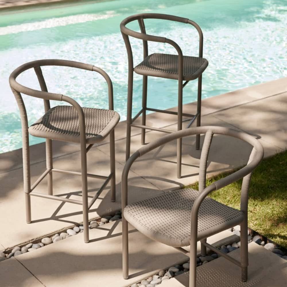Outdoor Bar & Counter Stools Balint Outdoor Counter Stool - Gray