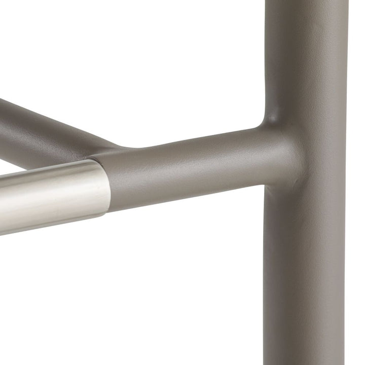 Balint Outdoor Bar Stool - Gray