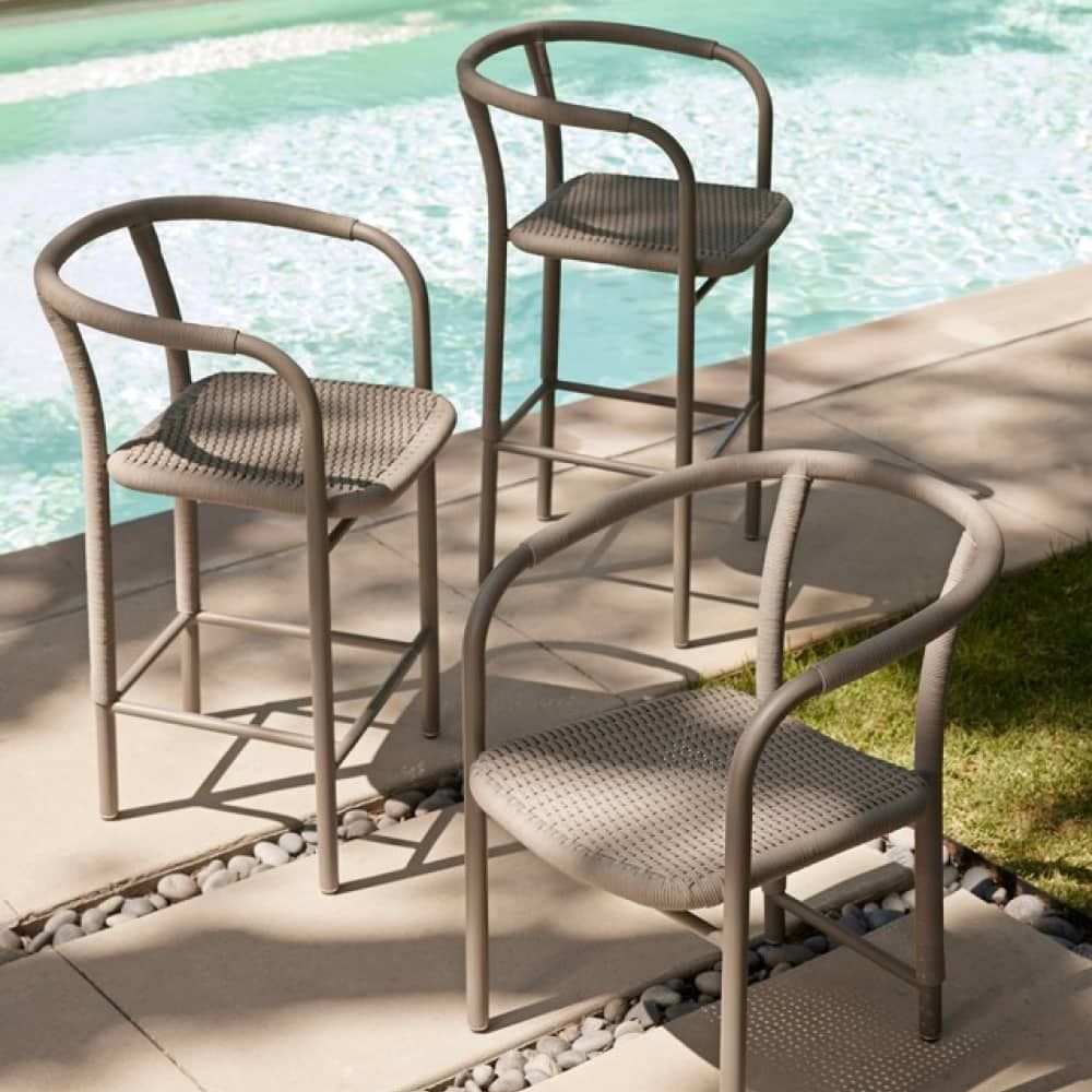 Outdoor Bar Stools Balint Outdoor Bar Stool - Gray