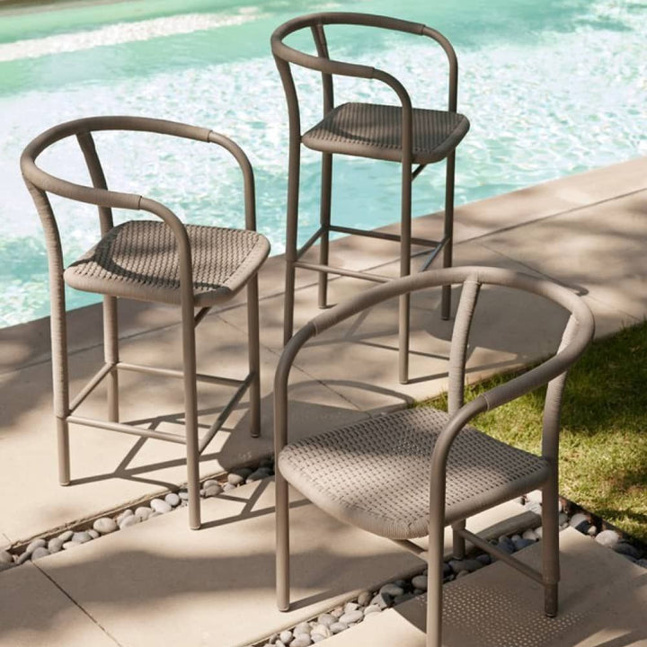 Outdoor Bar Stools Balint Outdoor Bar Stool - Gray