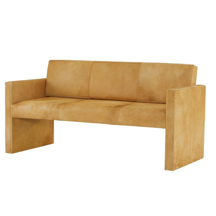 Landon Cantilevered Settee - Hair on Hide