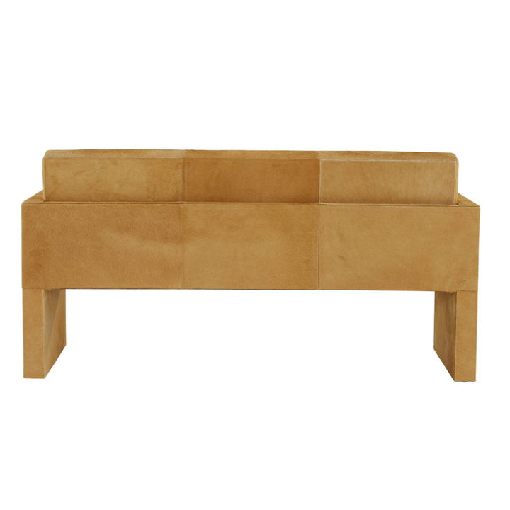 Landon Cantilevered Settee - Hair on Hide