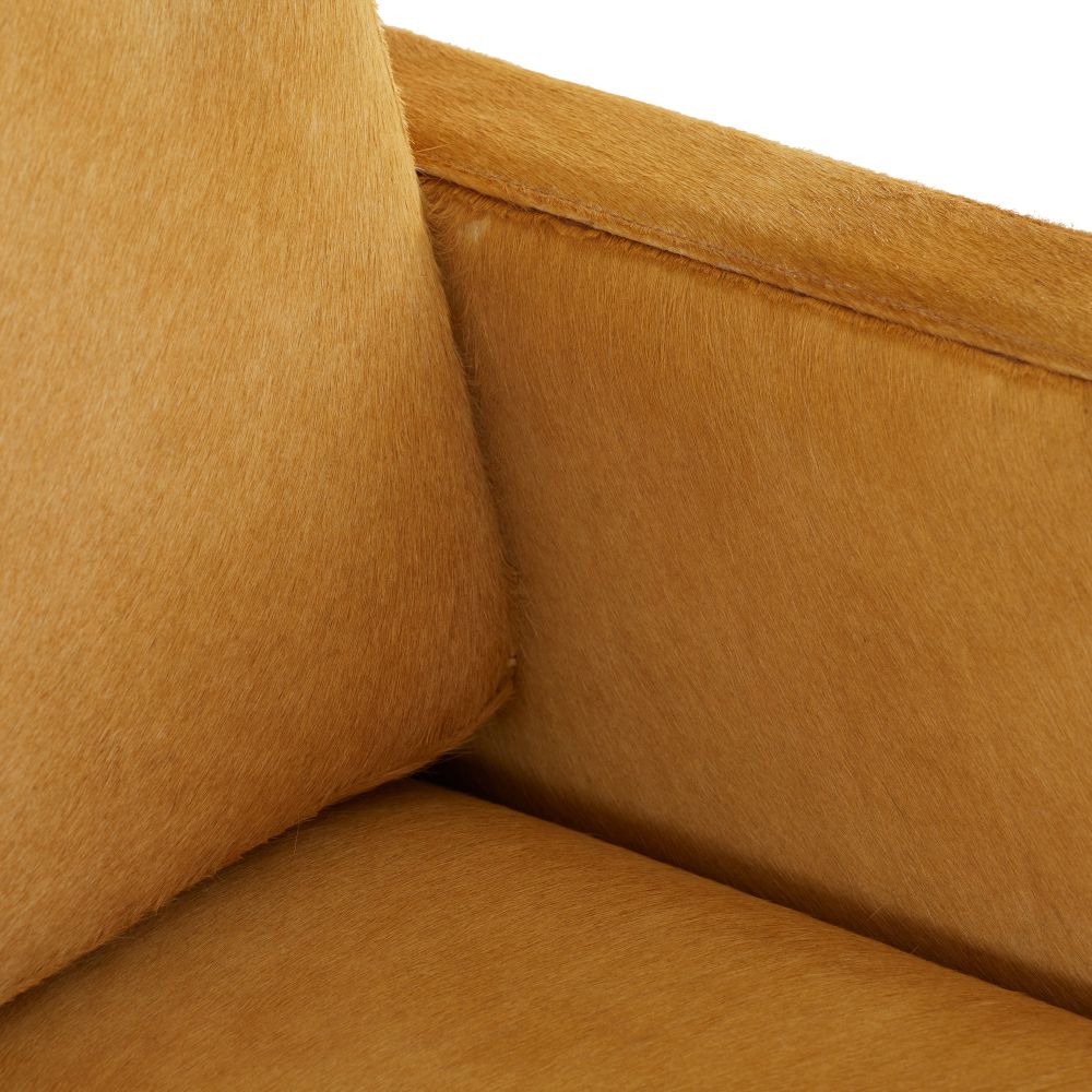 Landon Cantilevered Settee - Hair on Hide
