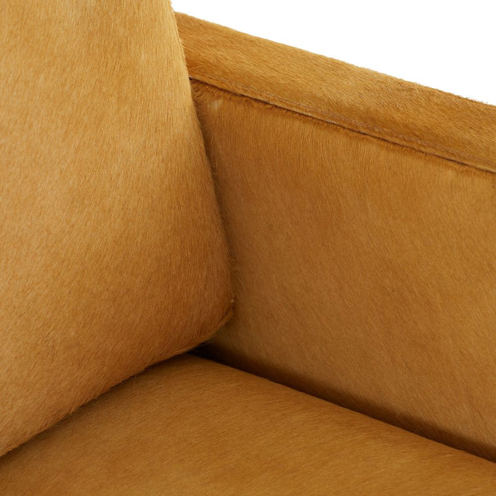 Landon Cantilevered Settee - Hair on Hide