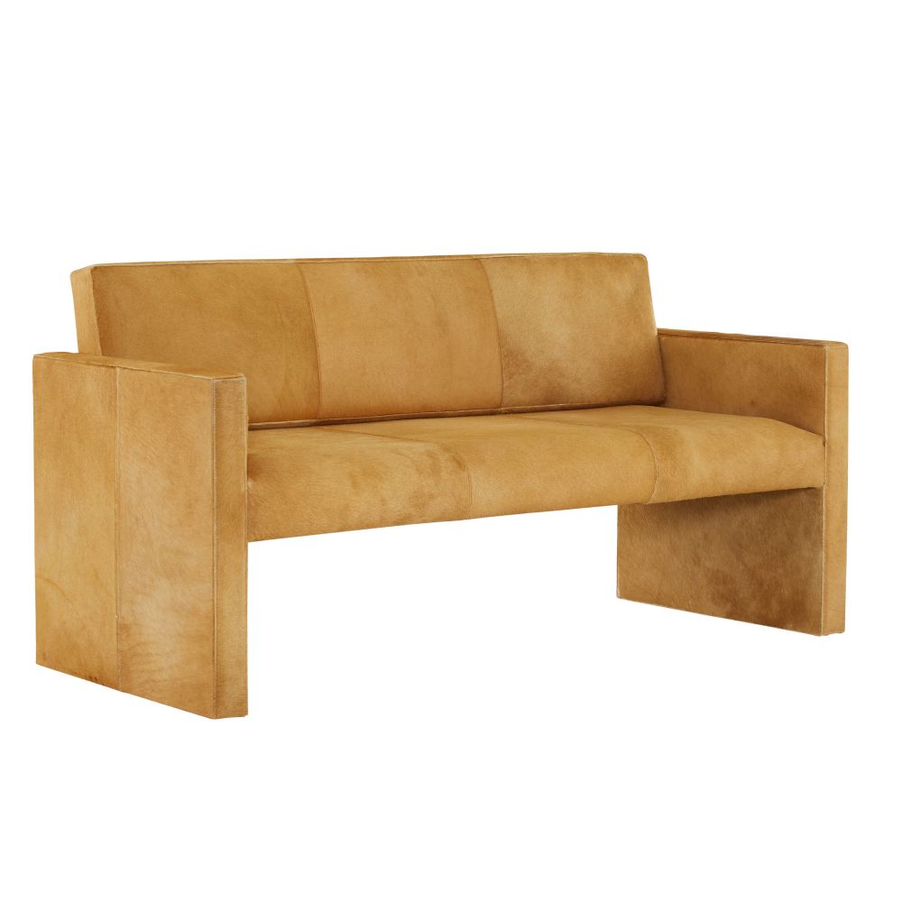 Settees Landon Cantilevered Settee - Hair on Hide