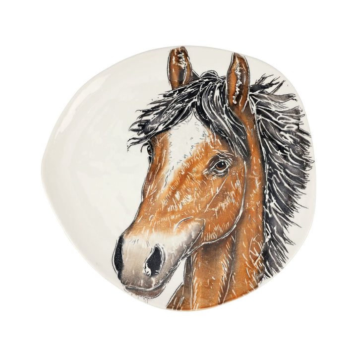 Fattoria Horse Organic Round Platter - Default Title