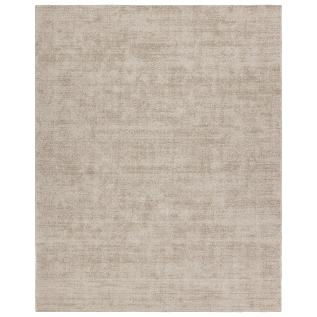 Jaipur Living Arcus Handmade Indoor/Outdoor Solid Taupe/ Cream Area Rug (8'X10')