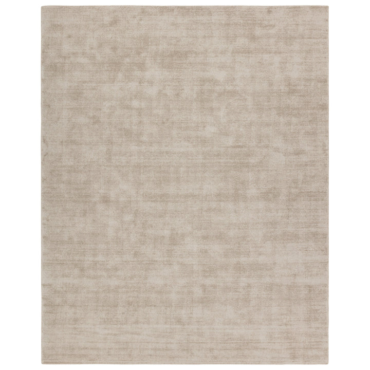 Jaipur Living Arcus Handmade Indoor/Outdoor Solid Taupe/ Cream Area Rug (8'X10')