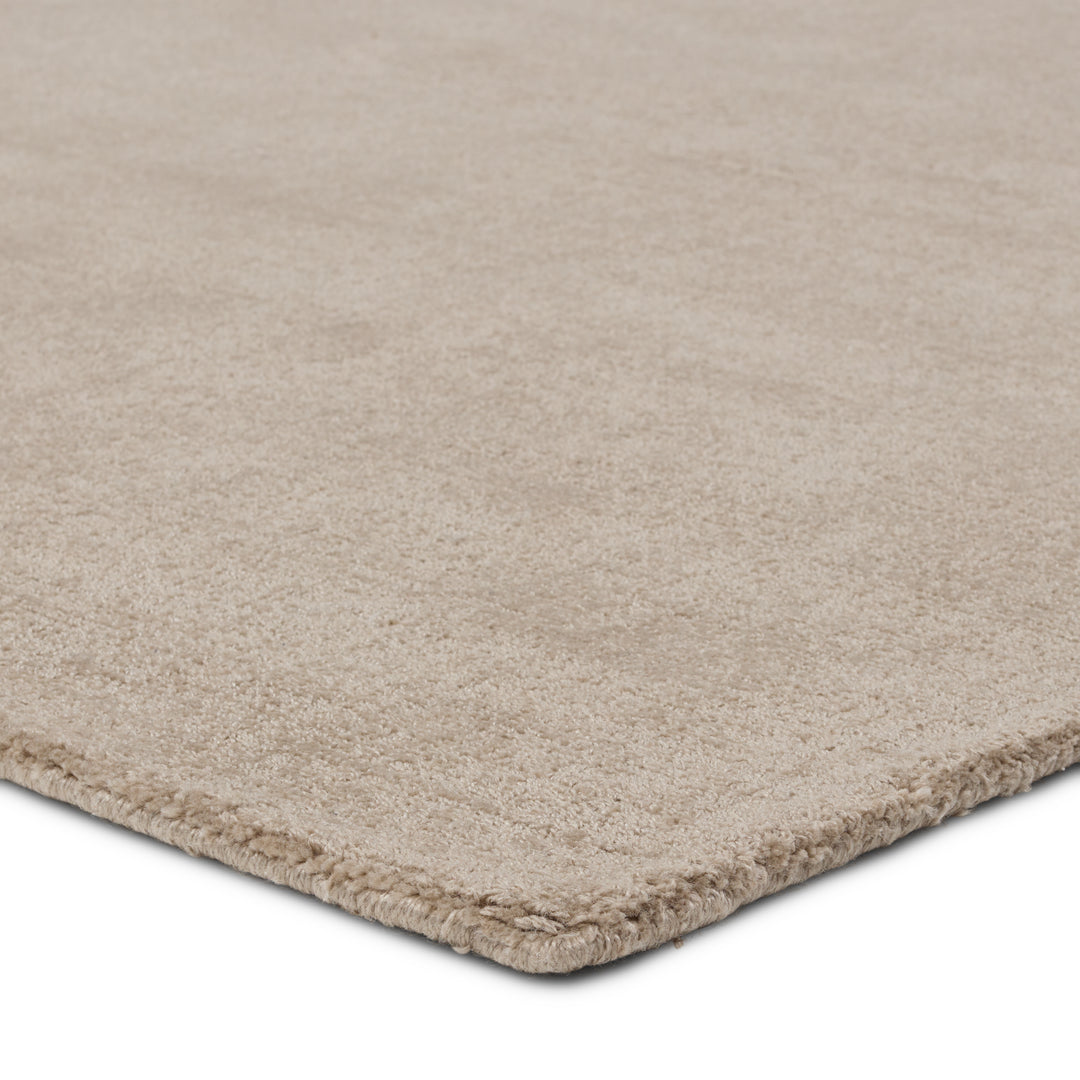 Jaipur Living Arcus Handmade Indoor/Outdoor Solid Taupe/ Cream Area Rug (8'X10')