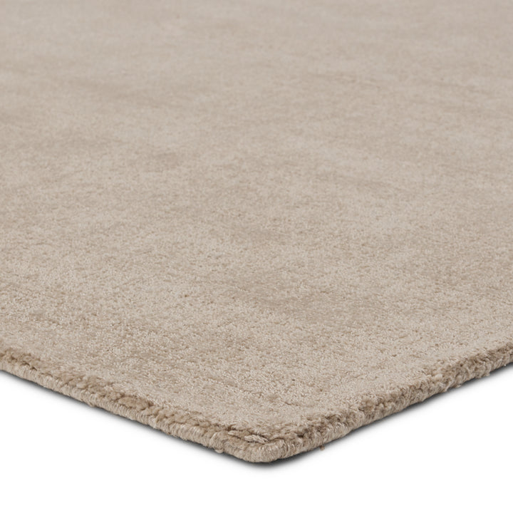 Jaipur Living Arcus Handmade Indoor/Outdoor Solid Taupe/ Cream Area Rug (9'X12')