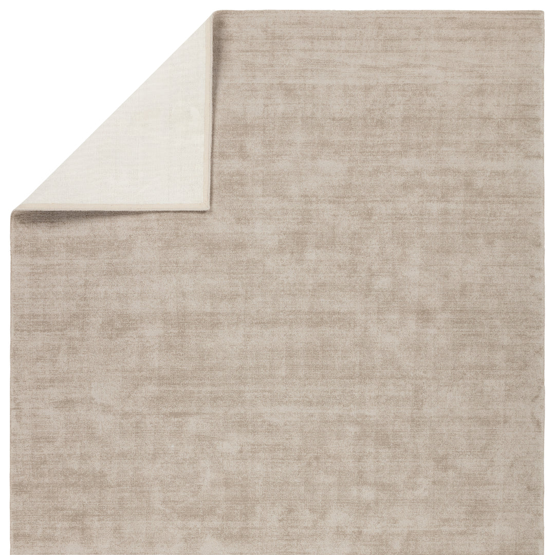 Jaipur Living Arcus Handmade Indoor/Outdoor Solid Taupe/ Cream Area Rug (8'X10')