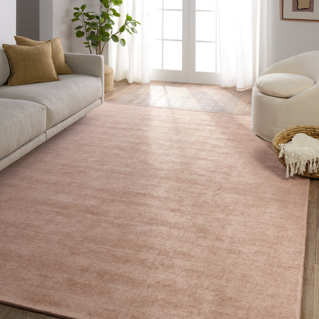 Jaipur Living Arcus Handmade Solid Blush Area Rug (9'X12')