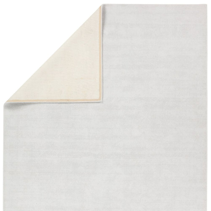 Rugs Sierra Handmade Solid Ivory Area Rug (6'X9' Rectangle)