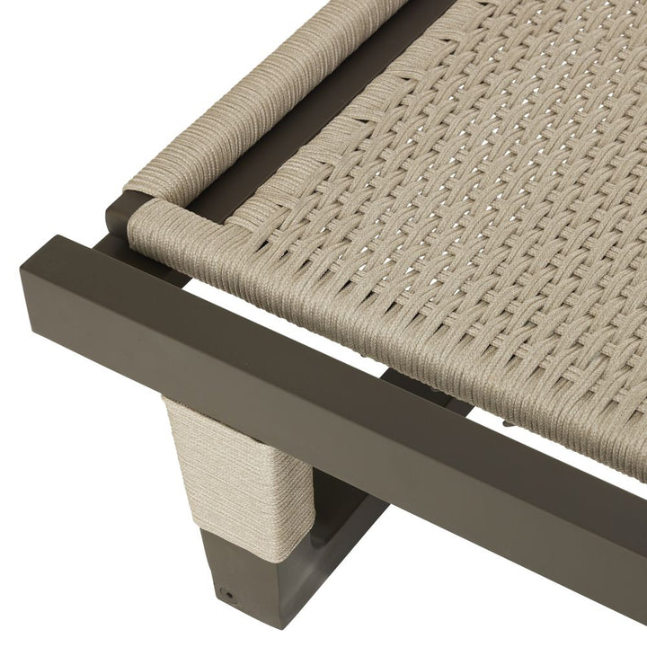 Truett Outdoor Chaise - Black