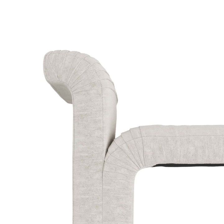 Heath Chaise Polar Bouclé - Gray