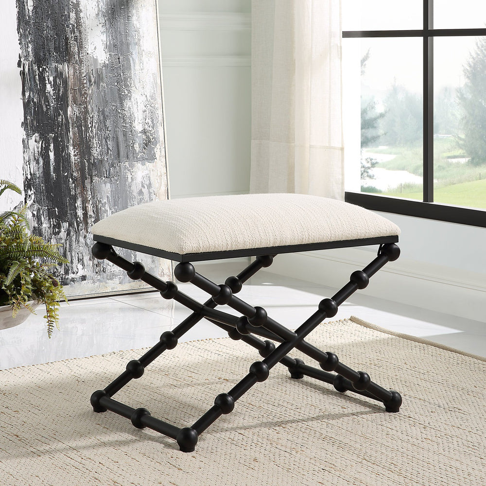 Iron Drops Small Bench-Uttermost-UTTM-23782-Benches-2-France and Son