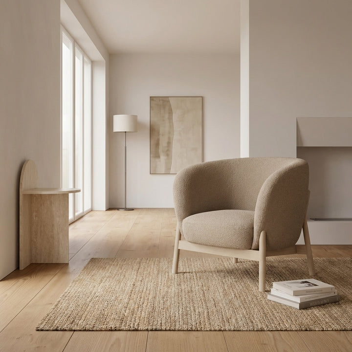 Kopernik Travertine Side Table
