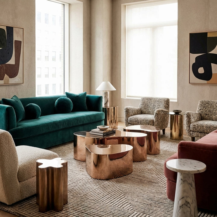 Roselle Freeform Bunching Coffee Table