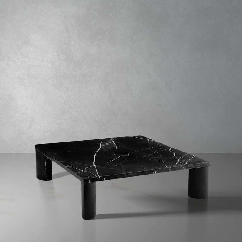Plateau Marble Coffee Table - Nero Marquina-France & Son-FVT938BLK-Coffee Tables-1-France and Son