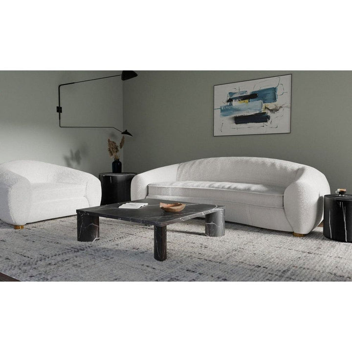 Plateau Marble Coffee Table - Nero Marquina-France & Son-FVT938BLK-Coffee Tables-5-France and Son