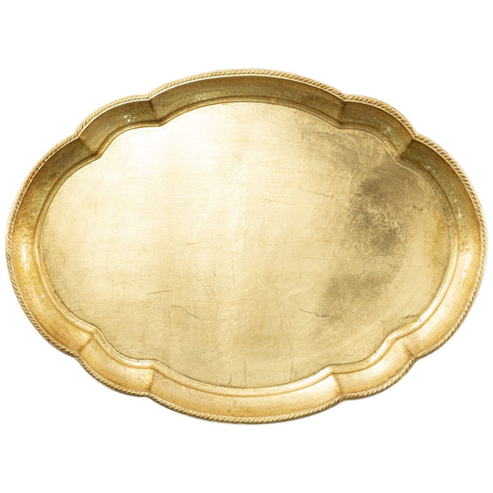 Florentine Wooden Accessories Oval Tray - Large