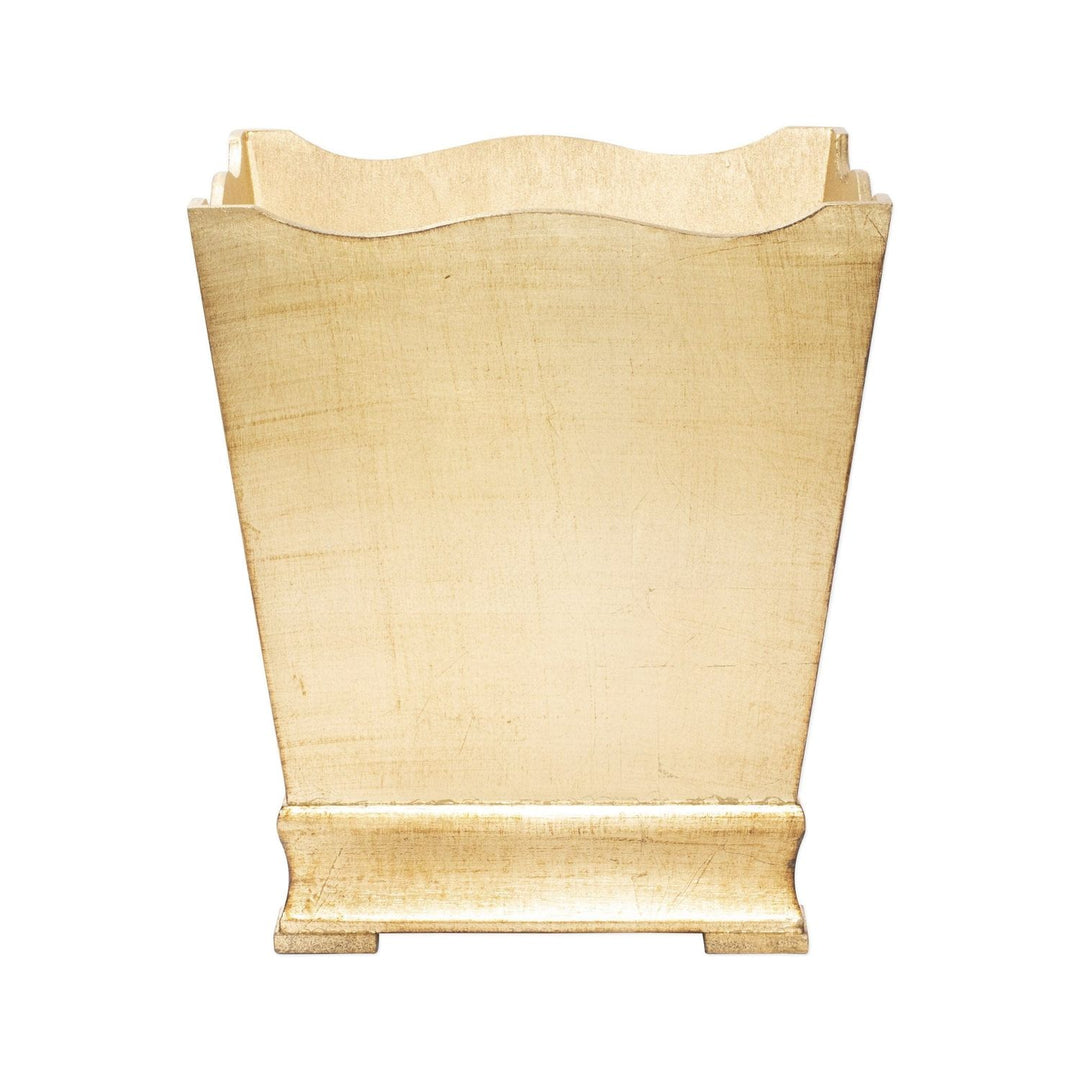 Florentine Wooden Accessories Waste Basket - Gold / Gold