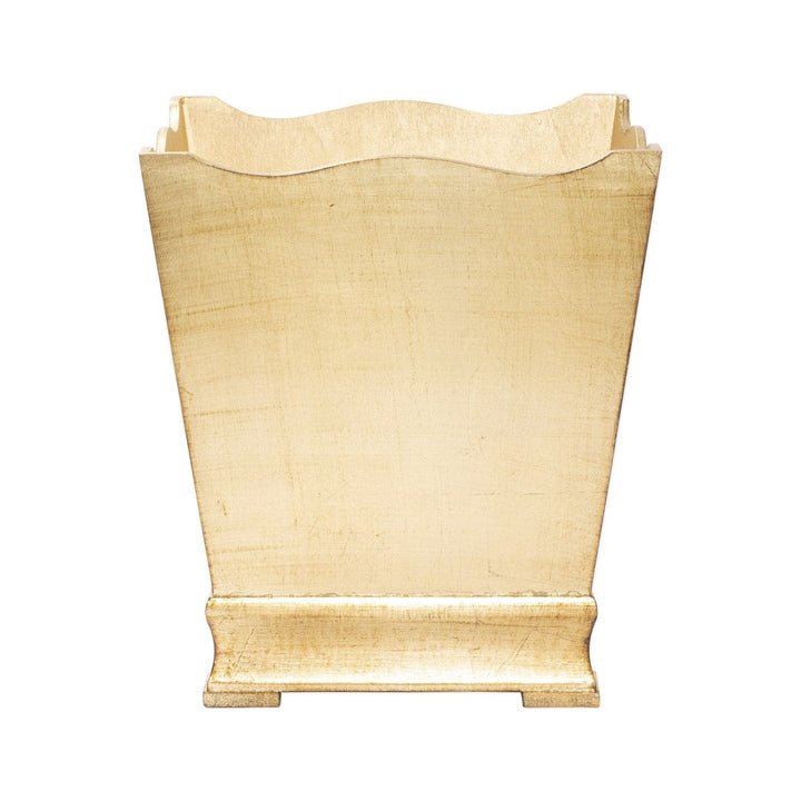 Florentine Wooden Accessories Waste Basket - Gold / Gold