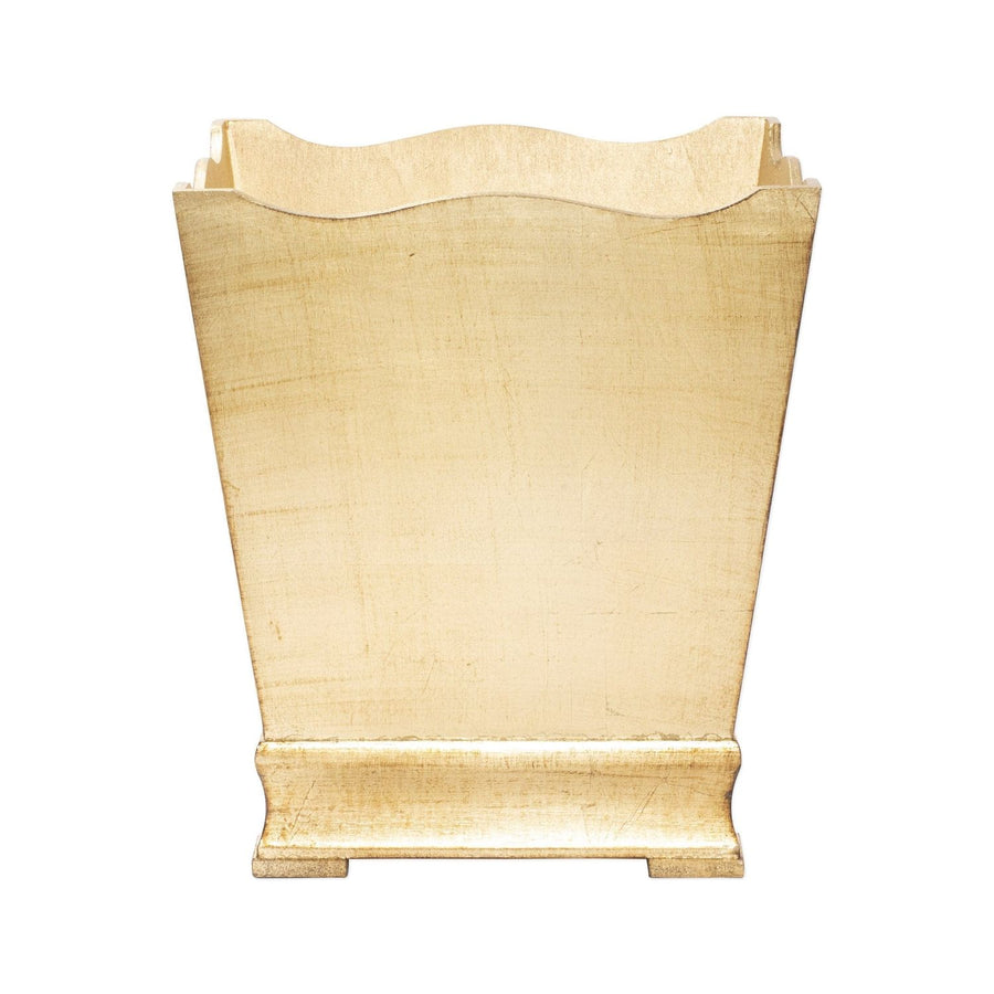 Florentine Wooden Accessories Waste Basket - Gold / Gold