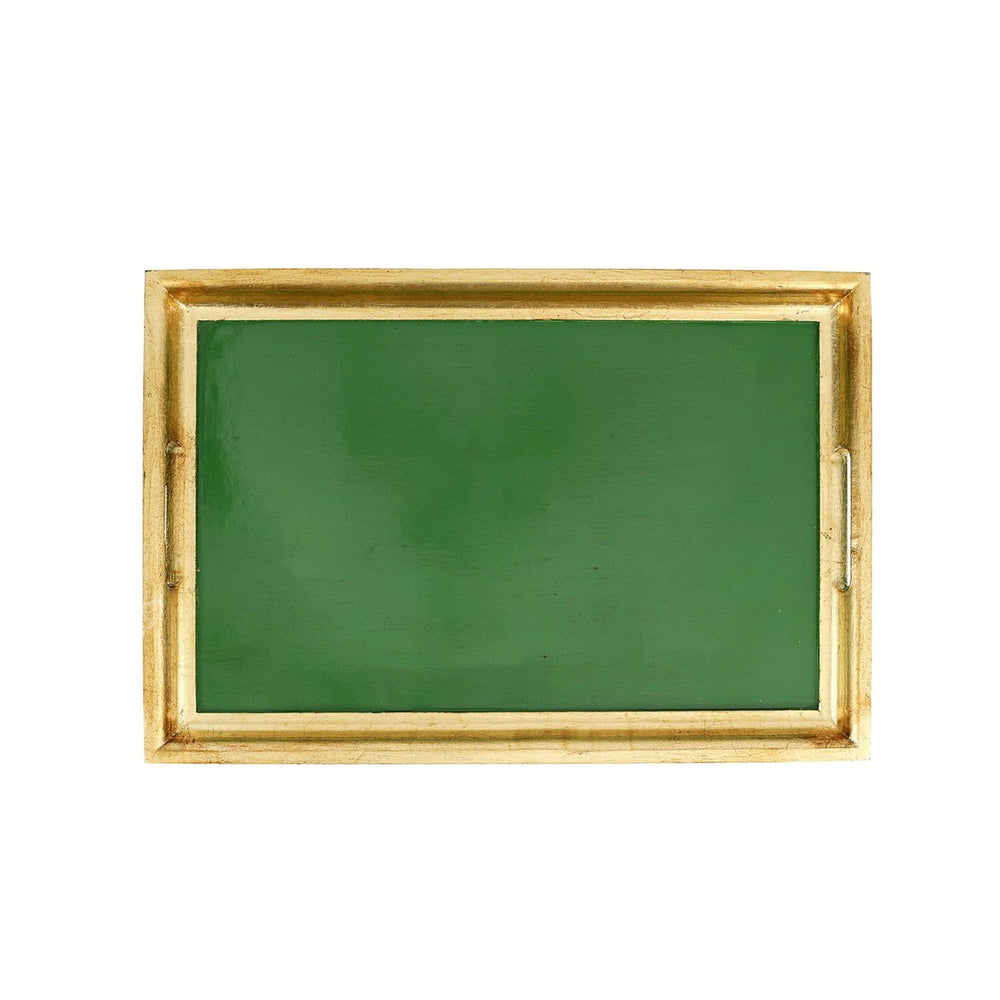 Florentine Wooden Accessories & Gold Rectangular Tray - Medium