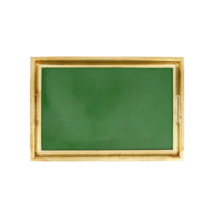 Florentine Wooden Accessories & Gold Rectangular Tray - Medium