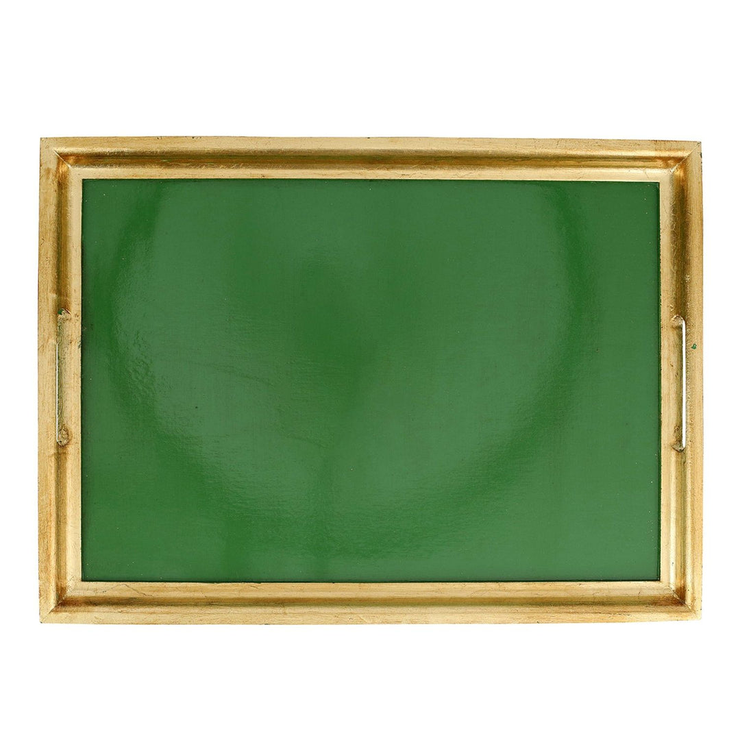 Florentine Wooden Accessories & Gold Rectangular Tray
