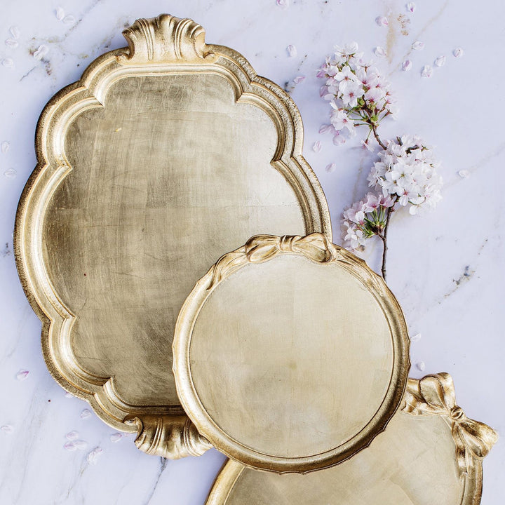 Florentine Wooden Accessories Handled Tray