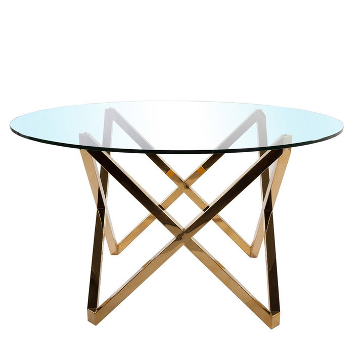 Galvin Dining Table - Gold