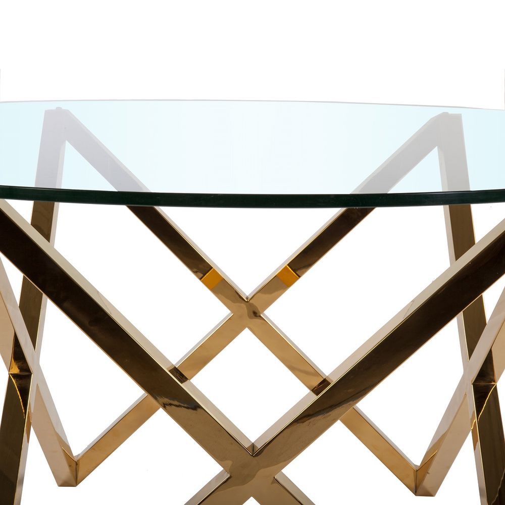 Galvin Dining Table - Gold