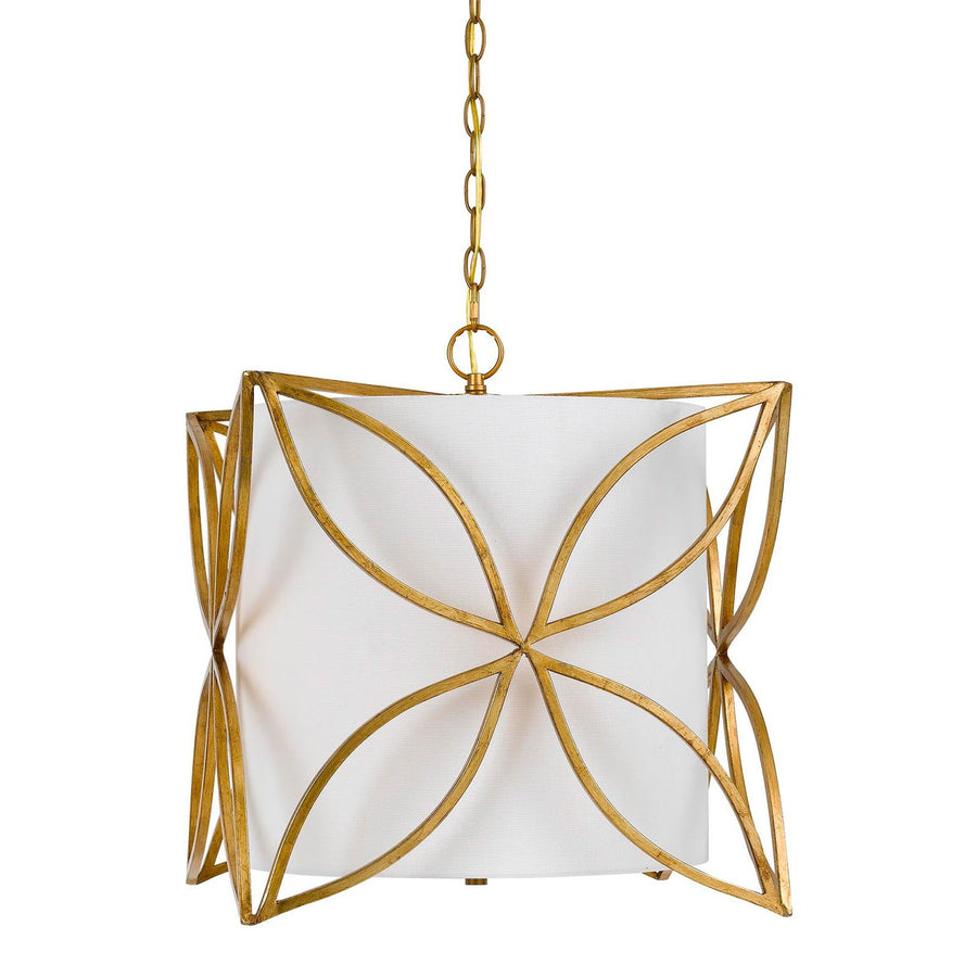 19.5" Inch Metal Chandelier in French Gold-Cal Lighting-CAL-FX-3602-3-Chandeliers-1-France and Son