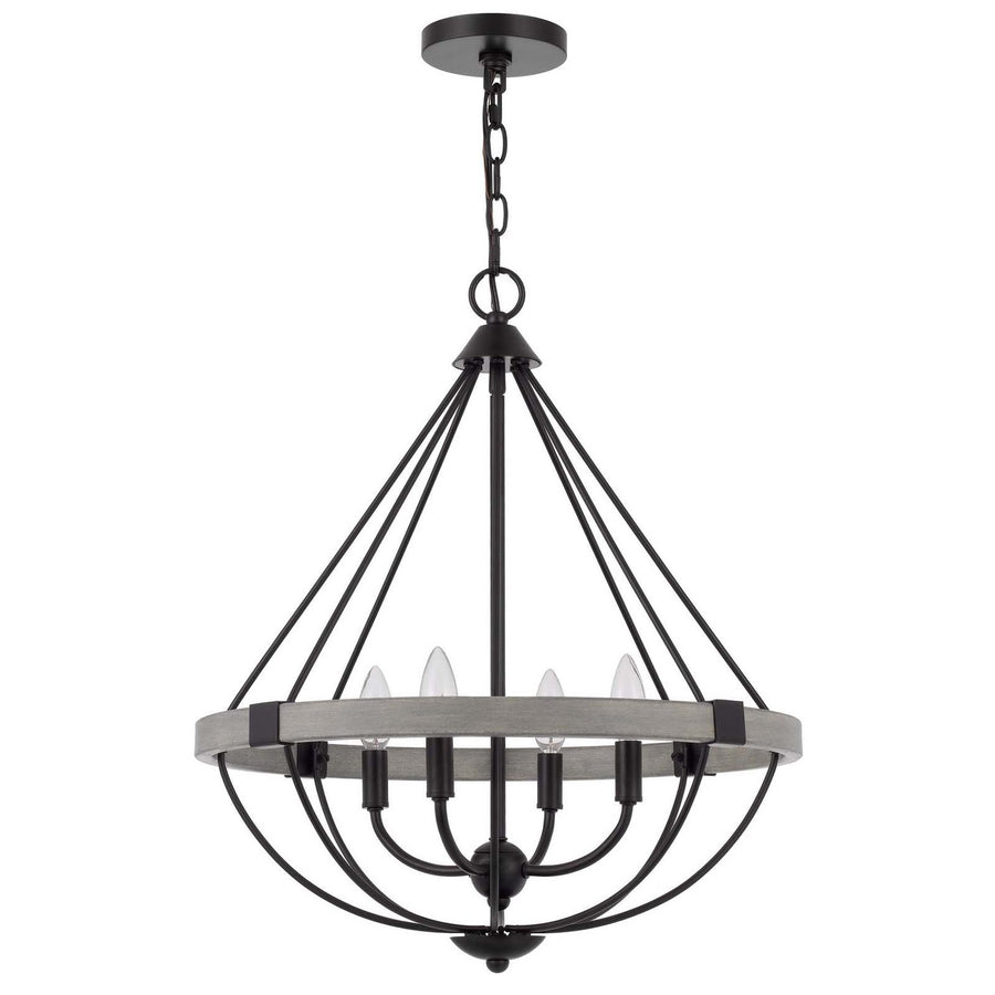 60W x 4 Somersworth metal chandelier-Cal Lighting-CAL-FX-3770-4-Chandeliers-1-France and Son