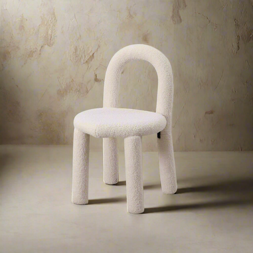 Dining Chairs Bold Heart Dining Chair - Limited Edition Shearling