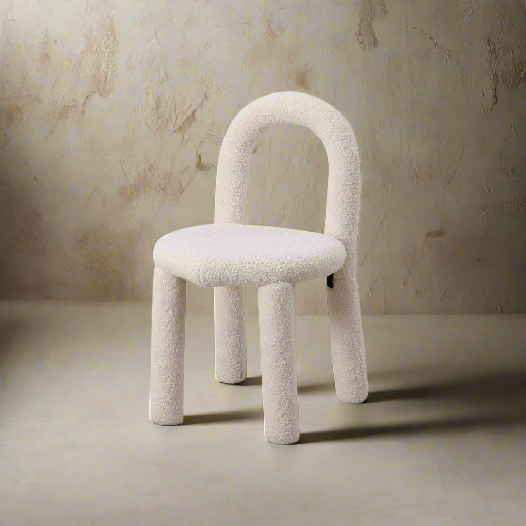 Bold Heart Dining Chair - Limited Edition Shearling