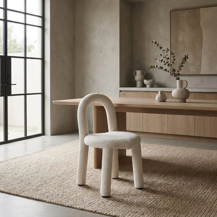 Bold Heart Dining Chair - Limited Edition Shearling