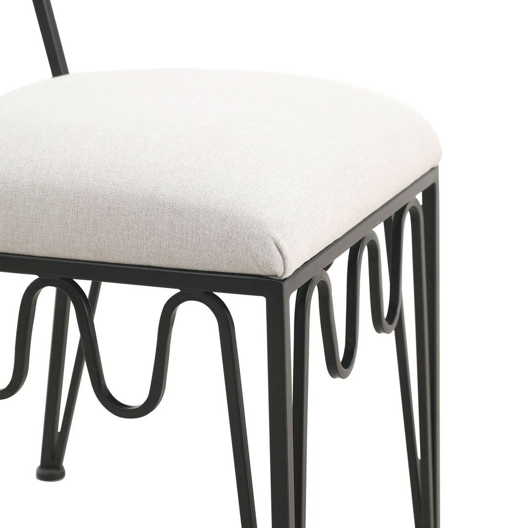 Ripple Dining Side Chair - Metal Frame